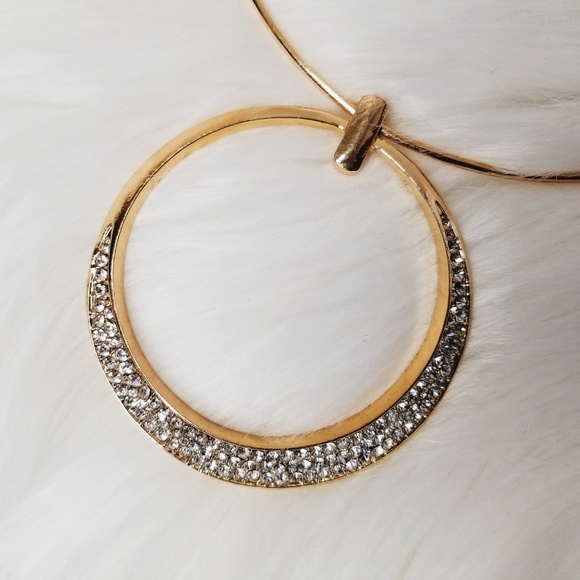 FINAL⬇ Witchy Crescent Moon Collar Necklace - Picture 3 of 4